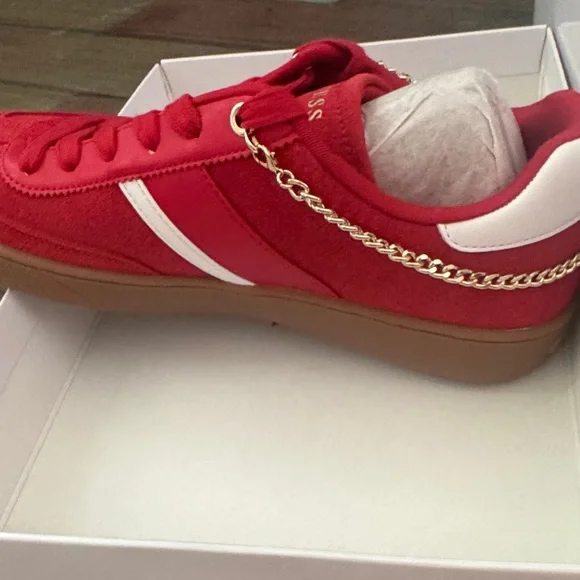 GUESS - Brandclub - Guess Women Guess Vibrant Red and White Casual Sneakers main image 2